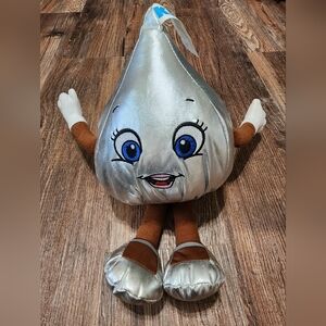Silver Plush Toy with Brown Accents